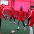 Sivasspor kapalı sahada çalıştı Sivasspor kapalı sahada çalıştı