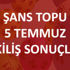 Şans Topu 5 Temmuz 2017 çekiliş sonuçları Milli Piyango sonuç sorgulama ekranı mpi.gov.tr Şans Topu 5 Temmuz 2017 çekiliş sonuçları Milli Piyango sonuç sorgulama ekranı mpi.gov.tr