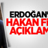 Erdoğan'dan Hakan Fidan açıklaması Erdoğan'dan Hakan Fidan açıklaması