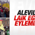 Aleviler laik eğitim istiyoruz diyerek eylem yaptı
