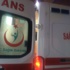 Hasta taşıyan ambulansa silahlı saldırı!