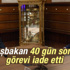 Başbakan Davutoğlu görevini iade etti