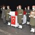 Şehit askerin naaşı memleketine törenle uğurlandı