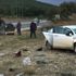 Çarpışan iki otomobil yol kenarına savruldu, sürücülerin burnu dahi kanamadı