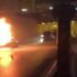 Gaziosmanpaşa'da seyir halindeki araç alev alev yandı
