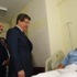 Başbakan Davutoğlu yaralıları ziyaret etti