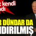 ﻿Uğur Dündar da kandırılmış. Bizzat kendi açıkladı