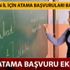 Öğretmen il içi atama başvuruları başladı! İşte atama başvuru ekranı…
