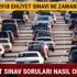 Ehliyet sınavı ne zaman yapılacak MEB Ehliyet sınav soruları nasıl harç ücreti ne kadar Ehliyet sınavı ne zaman yapılacak MEB Ehliyet sınav soruları nasıl harç ücreti ne kadar