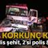 Yardım için duran polis aracına kamyon çarptı: 6 yaralı Yardım için duran polis aracına kamyon çarptı: 6 yaralı
