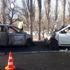 İki otomobil çarpıştı motorları alev aldı: 3 yaralı