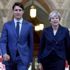 May ve Trudeau'dan ortak basın toplantısı