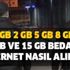 Rekabet tavan yaptı! Türk Telekom, Vodafone, Turkcell 1 GB, 2 GB, 5 GB, 8 GB, 10 GB ve 15 GB bedava internet nasıl alınır? Rekabet tavan yaptı! Türk Telekom, Vodafone, Turkcell 1 GB, 2 GB, 5 GB, 8 GB, 10 GB ve 15 GB bedava internet nasıl alınır?
