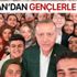 Başkan Recep Tayyip Erdoğan'dan gençlerle selfie