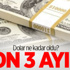 Dolar son 3 ayın dibini gördü!