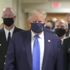 Trump ilk kez maske takarken görüntülendi