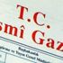 Resmi gazetede yayımlandı Resmi gazetede yayımlandı
