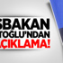 Başbakan Davutoğlu'ndan ilk açıklama Başbakan Davutoğlu'ndan ilk açıklama
