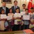 Fransa’da Türkçeyi güzel konuşan öğrencilere diploma verildi Fransa’da Türkçeyi güzel konuşan öğrencilere diploma verildi