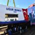 Uğur Mumcu Feribotu törenle denize indirildi Uğur Mumcu Feribotu törenle denize indirildi