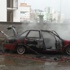 Arabanın benzin deposu patladı, 1 yaralı var