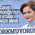 Canan Kaftancıoğlu'ndan koruma polisi tepkisi Canan Kaftancıoğlu'ndan koruma polisi tepkisi
