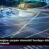 Elektrik direğine çarpan otomobil hurdaya döndü; sürücü ...