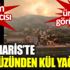 ﻿Marmaris'te gökyüzünden kül yağıyor