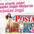 Posta'nın birinci sayfasında tecavüzü öven haber