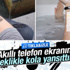 Akıllı bileklik Cicret telefon ekranını kola yansıtıyor