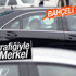 Merkel İstanbul'da trafiğe takıldı Merkel İstanbul'da trafiğe takıldı