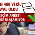 Erdoğan'ın 400 vekil hüsranı... İşte son seçim anketi