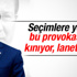 Başbakan Ahmet Davutoğlu: Provokasyondur