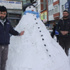 Kars'ın kardan adamları uzun ömürlü olur