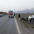 Konya'da minibüs şarampole devrildi: 19 yaralı Konya'da minibüs şarampole devrildi: 19 yaralı
