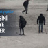 Taksim meydanında kayak yaptılar