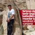 HDP'li vekil kendini kayaya zincirledi