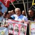 Hapishanelerde açlık grevi yapan Filistinlilere destek gösterisi Hapishanelerde açlık grevi yapan Filistinlilere destek gösterisi