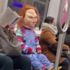 Metroda Chucky kostümlü sosyal deney! Kadınlara yönelik tacizde farkındalık oluşturmak istendi