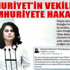 Cumhuriyet’in vekilinden Cumhuriyet’e hakaret Cumhuriyet’in vekilinden Cumhuriyet’e hakaret