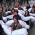 Kadıköy'de kefenli IŞİD protestosu