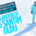 Ukraynalı turist, Palandöken'de bavul ile snowboard yaptı