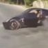 Hadımköy'de kapısı açık otomobille drift kameralarda
