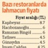 Lahmacunda kriterler değişiyor Lahmacunda kriterler değişiyor