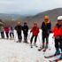 Mayıs ayında Erciyes’in 3400 rakımında kayak yaptılar Mayıs ayında Erciyes’in 3400 rakımında kayak yaptılar