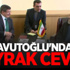 Davutoğlu'ndan Bayrak Cevabı
