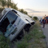 Yolcu otobüsü devrildi: 1 ölü, 30 yaralı