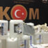 12 ton kaçak etil alkol yakalandı