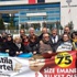 Anayasa Mahkemesi önünde Sertel nöbeti