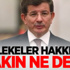 Davutoğlu'ndan çok önemli fezleke açıklaması